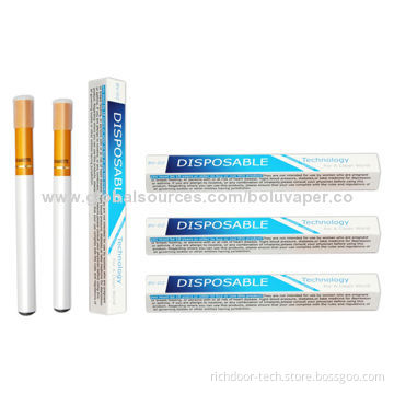 Popular Disposable Electronic Cigarettes with 550 Puffs, Super Slim Soft Tip